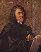 Nicolas Poussin Selbstportrat des Kunstlers oil painting artist